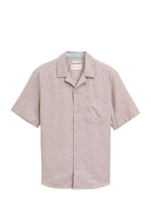 Tom Tailor | Structured Cotton Linen Shirt | XL