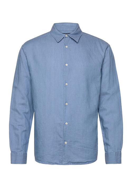 Lexington Clothing | Loose Indigo Linen/Tencel Shirt | S
