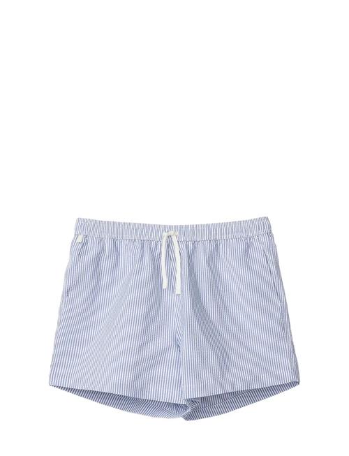 Lexington Clothing | Striped Seersucker Swim Trunks | L