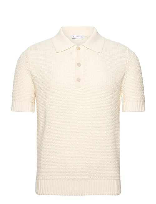 Mango | Openwork Cotton Knitte Polo Shirt | M