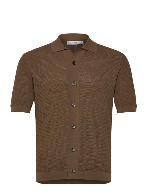 Mango | Structured Knitted Shirt | M