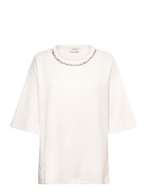 Cream | Crsillar Short Sleeve Pullover | XL