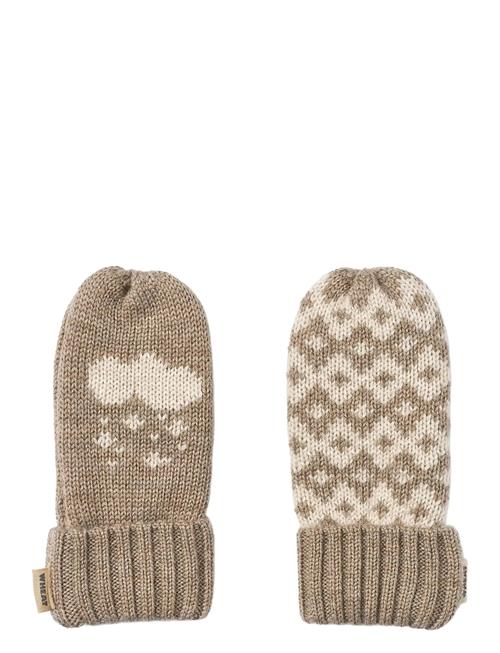Wheat | Jacquard Mittens Towsi | L