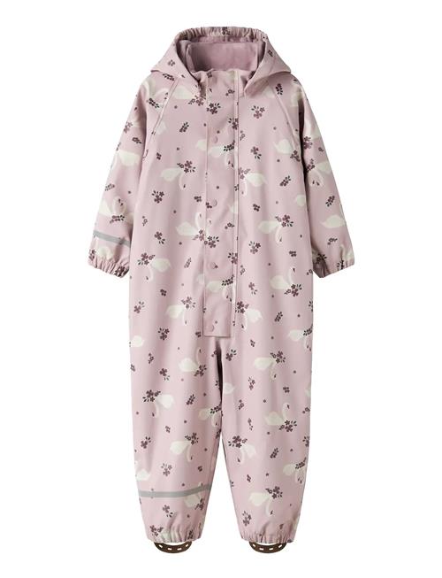 name it | Nmfdry10 Rain Suit Fleece Aop Fo | 104