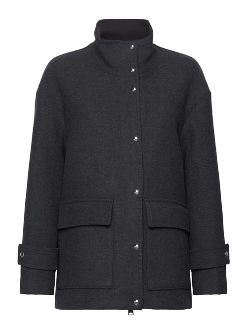 Mango | High Neck Midi Wool Coat | XS