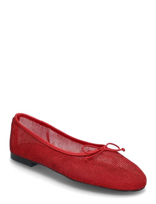 Mango | Mesh Ballerina Flats With Bow | 37
