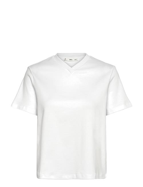 Mango | V-Neck Cotton T-Shirt | XS