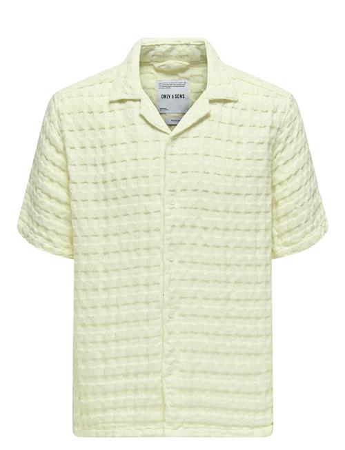 ONLY & SONS | Onsbraddock Reg Ss Resort Waffle Shirt | XS