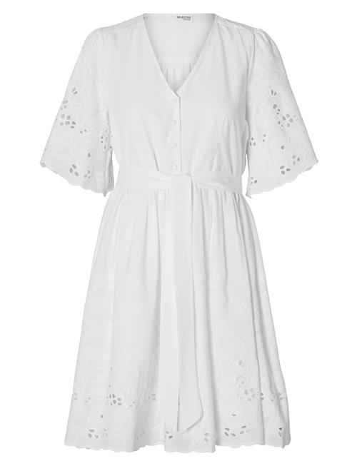 Selected | Slfdahlia Ss Short Broderi Dress Noos | 42