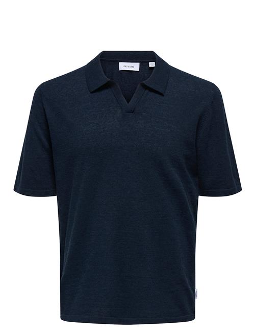 ONLY & SONS | Onsgeorge Reg 12 Linen Ss Polo Knit | M