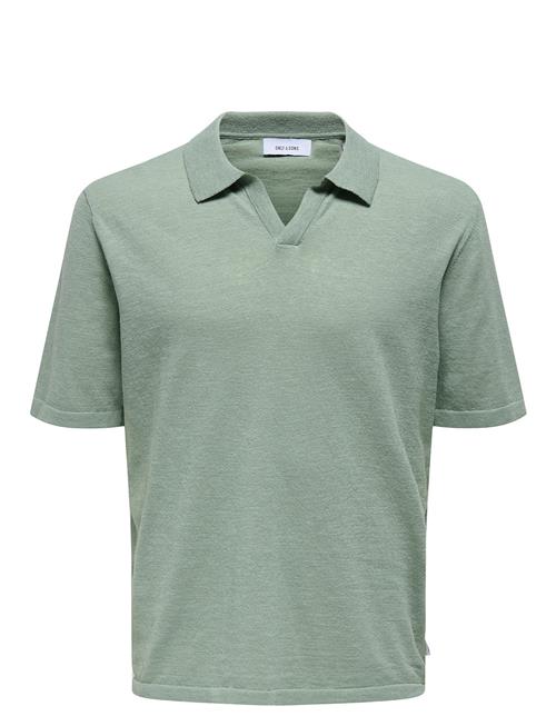 ONLY & SONS | Onsgeorge Reg 12 Linen Ss Polo Knit | XXL