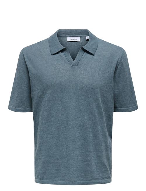 ONLY & SONS | Onsgeorge Reg 12 Linen Ss Polo Knit | M