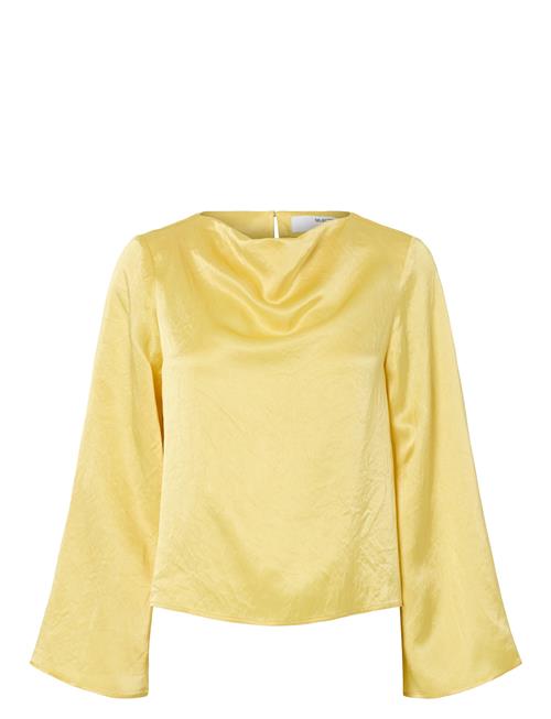 Selected | Slfselene Ls Draped Neckline Top B | 38
