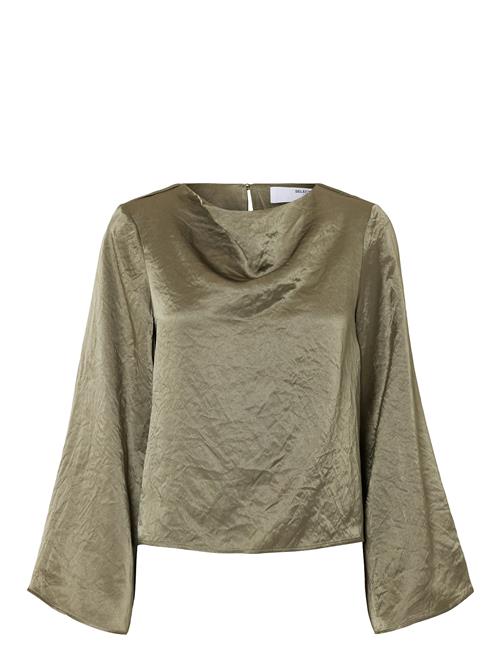 Selected | Slfselene Ls Draped Neckline Top B | 36