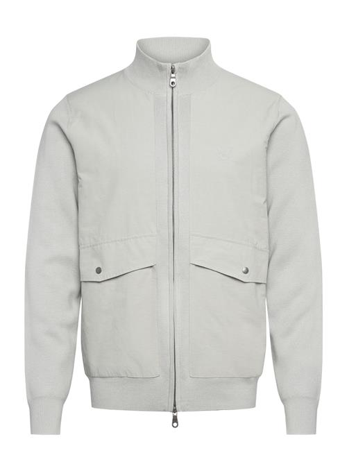 Lyle & Scott | Milano Hybrid Full Zip Knitted Jacket | XXL
