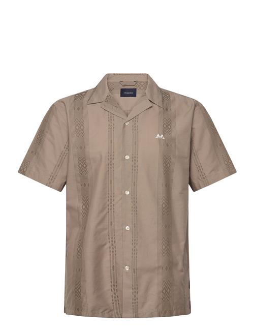 Lindbergh | Dobby Stripe S/S Resort Shirt | S