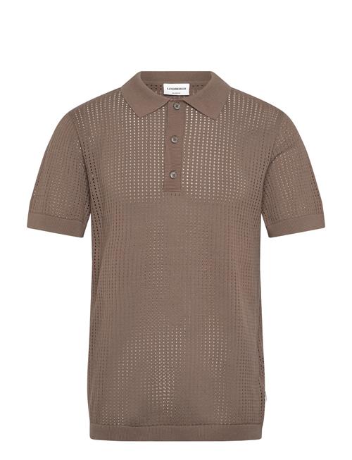 Lindbergh | Crochet Knitted S/S Polo | L