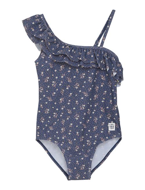 Color Kids | Swimsuit 1 Shoulder Frill, Aop | 122
