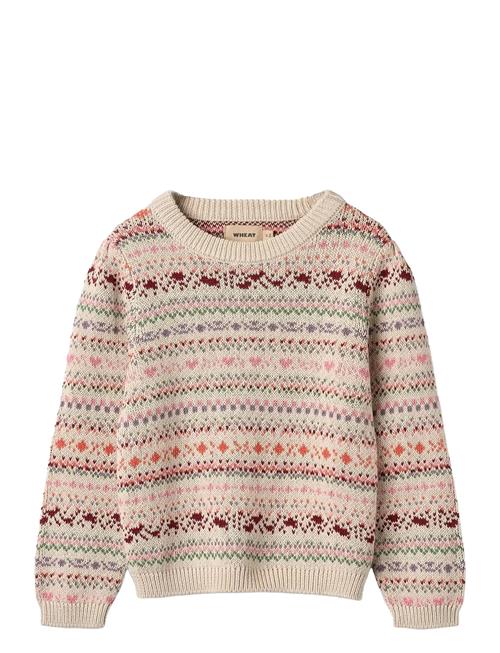 Wheat | Jacquard Pullover Olga | 122