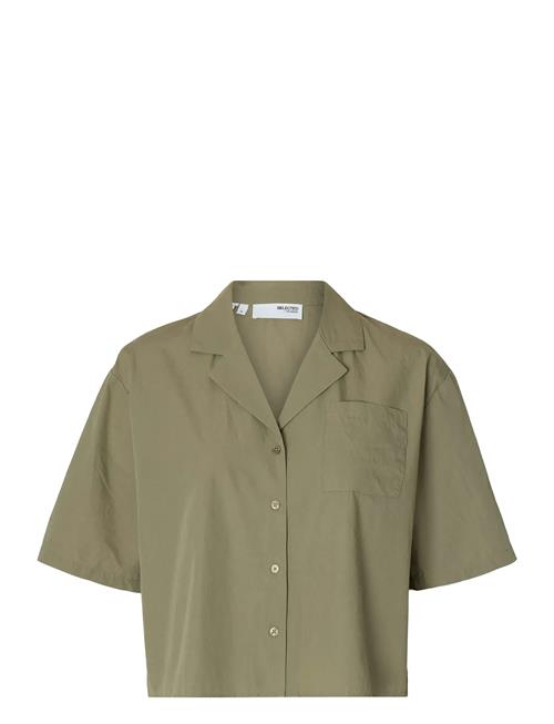 Selected | Slfblair Ss Cropped Shirt B | 38