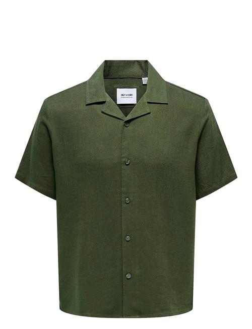 ONLY & SONS | Onskari Resort Ss Shirt Visc Lin 0075 Cs | S