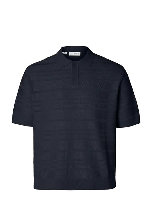 Selected | Slhfoam Ss Knit Relaxed Structure Polo | M