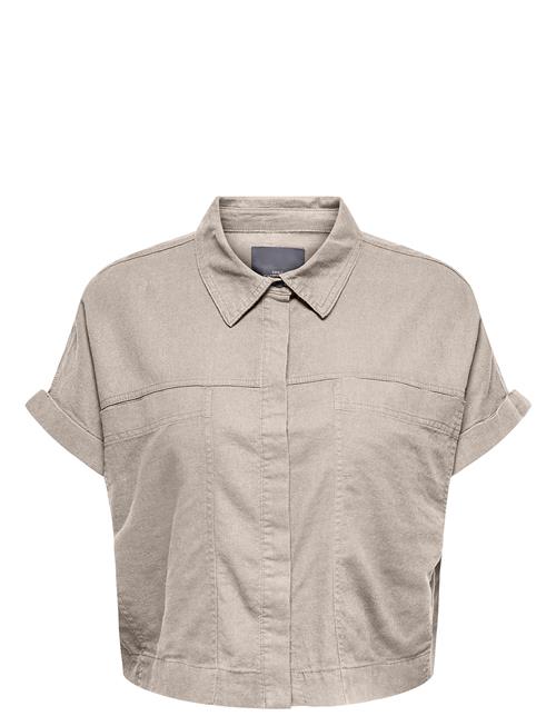ONLY Carmakoma | Carcaro S/S Linen Bl Boxy Shirt | 46