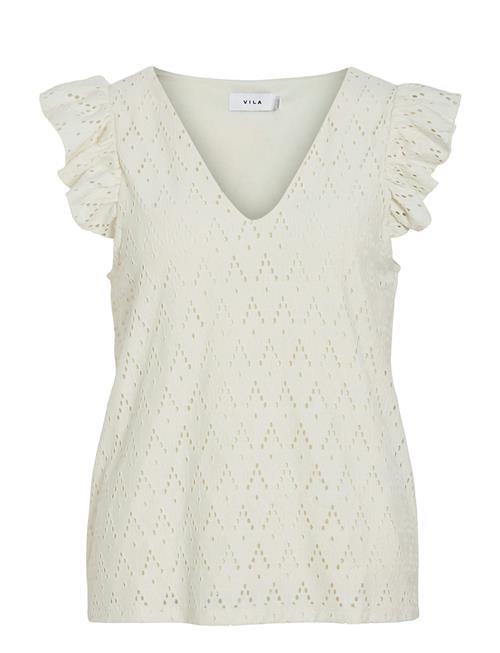 Vila | Viamalina V-Neck C/S Top/Pb | XS