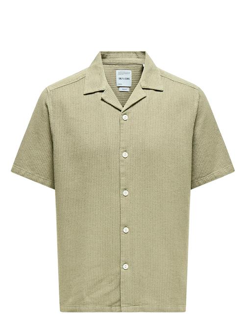 ONLY & SONS | Onsbertil Waffle Ss Resort Shirt | XL