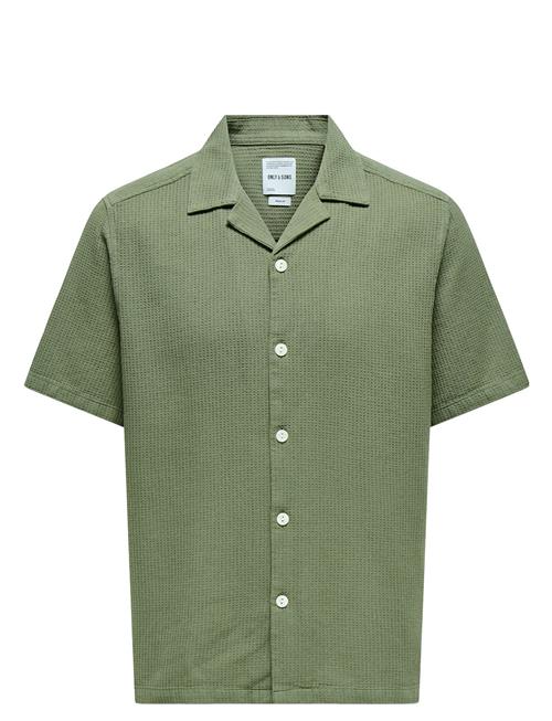 ONLY & SONS | Onsbertil Waffle Ss Resort Shirt | XL