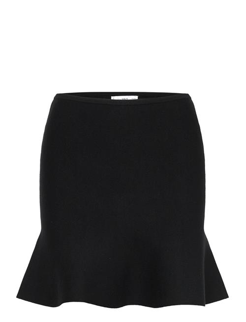 Mango | Fine-Knit Peplum Top | S