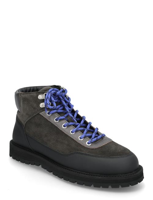 Garment Project | Olaf Lace-Up Boot - Charcoal Suede | 42