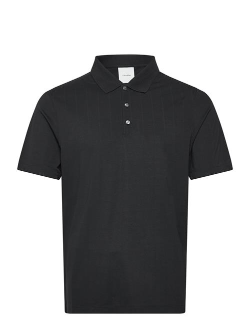 Calvin Klein | Ss Stripe Strech Jacquard Polo | S