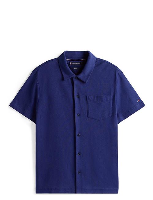 Tommy Hilfiger | Open Knit Full Placket Reg Polo | L