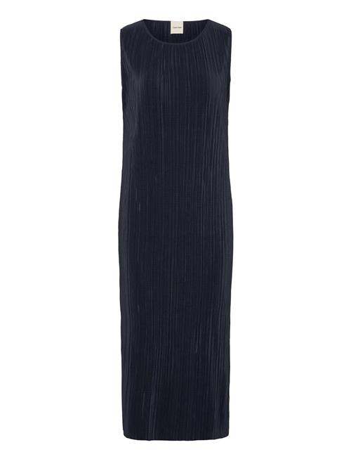 Calvin Klein | Plisse Sl Midi Dress | S