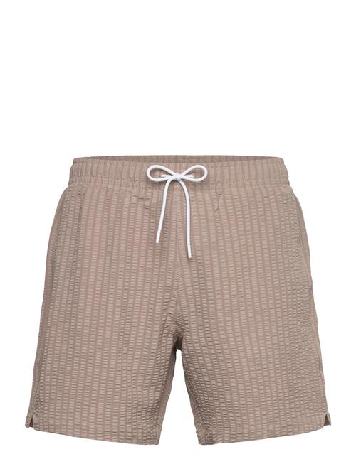 Abercrombie & Fitch | Pull-On Wide Seersucker Swim Trunk | L
