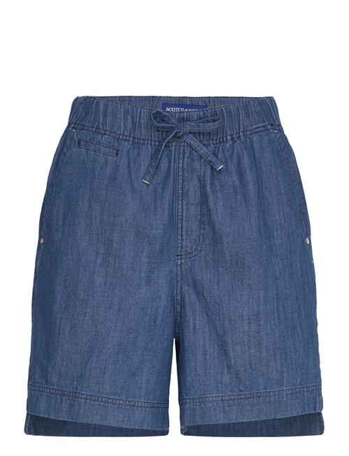 Scotch & Soda | Sporty Utility Short In Lightweight Denim —  Washed Indigo | XS