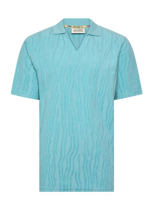 Scotch & Soda | Jacquard Cotton Terry Relaxed-Fit Polo | M