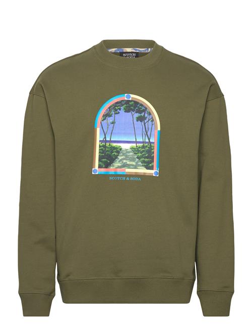 Scotch & Soda | Relaxed-Fit Front Artwork Sweatshirt | L