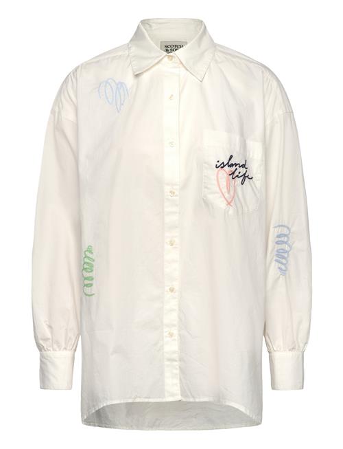 Scotch & Soda | Embroidered Poplin Shirt | 38