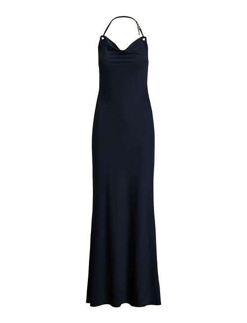Lauren Ralph Lauren | Jersey Cowlneck Halter Gown | 34
