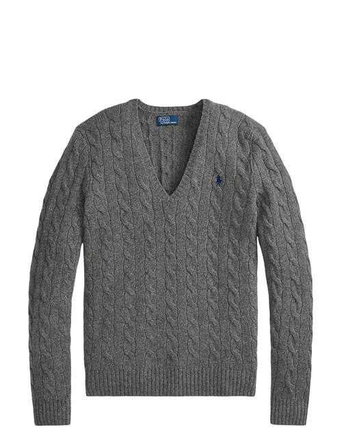 Polo Ralph Lauren | Cable-Knit Wool-Cashmere V-Neck Sweater | XL