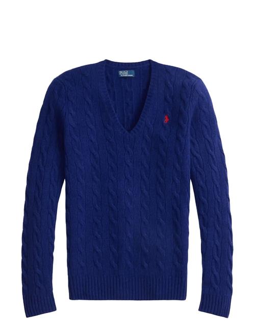 Polo Ralph Lauren | Cable-Knit Wool-Cashmere V-Neck Sweater | M