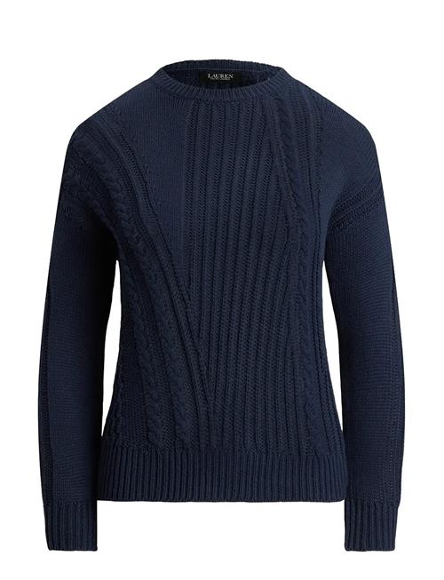 Lauren Ralph Lauren | Pointelle-Knit Cotton Crewneck Sweater | M