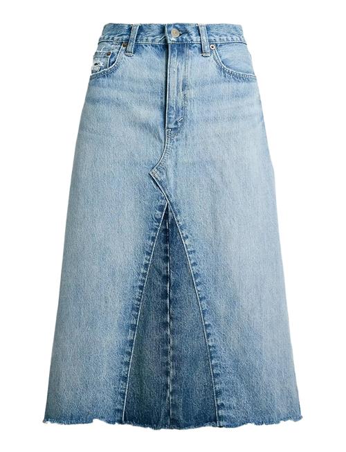 Polo Ralph Lauren | Paneled Denim A-Line Skirt | 29
