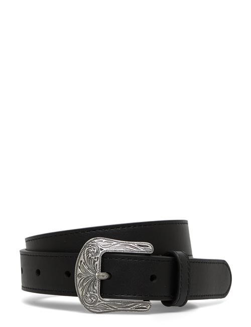 Lauren Ralph Lauren | Tooled-Buckle Leather Belt | L