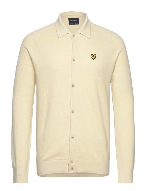 Lyle & Scott | Linen Blend Knitted Shirt | L