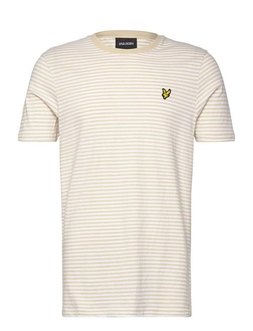 Lyle & Scott | Linen Blend Breton Stripe T-Shirt | M