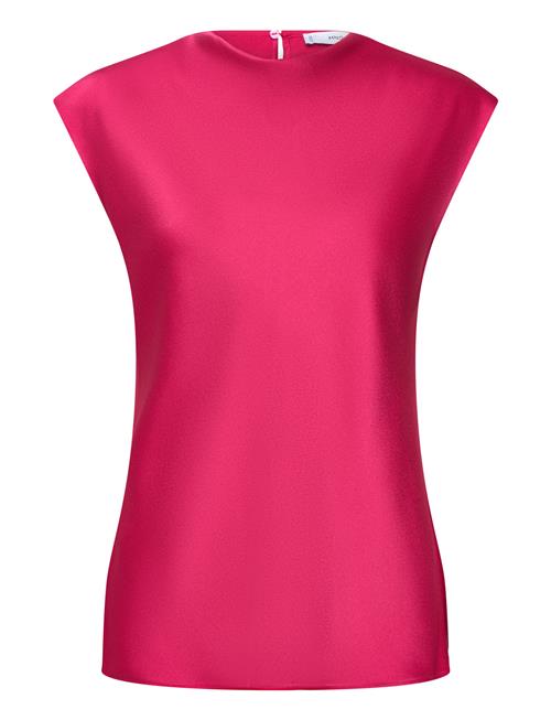 Mango | Satin Blouse With Draped Neck | XS