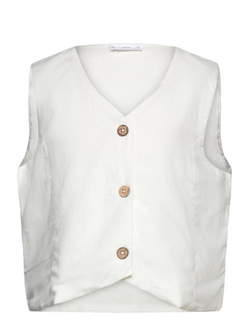 Mango | Cropped Waistcoat With Buttons | 134